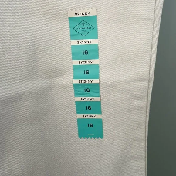 St John's Bay 16 Women's NWT Skinny Jeans Waist 38" Length 40" Inseam 29" - Picture 4 of 9